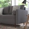 Flash Furniture Dark Gray Faux Linen Upholstered Tufted Sofa IS-PS100-DKGY-GG - alternate 3